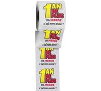 papier toilette wc humour 1 an de plus - surprisez vous pq00 Blanc G