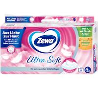 Papier toilette Zewa Ultra Soft par amour de la peau 8x150 feuilles