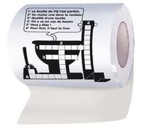 Papier Toilettes avec mots croisés Multi