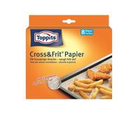 Papier Toppits® Cross & Frit Papier spécial cuisson Papier snack 8 feuilles