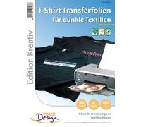Papier transfert jet dencre textiles sombres - 4 feuilles [Your Design]