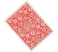 Papier Transfert Rouge, pour Argile Sous-glaçure Décalcomanie Céramique | Papier, Découpe Facile pour Bricolage Diy, Cuisson Possible, Style Simple et Lignes Douces