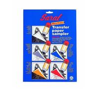 Papier Transfert - Saral - Pochette de 5 - Multicolore - 21x29.7 cm - Non gras