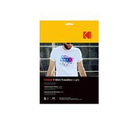 Papier transfert textile - KODAK - T-Shirt Transfers - 5 feuilles - Compatible jet d'encre - Multicolor