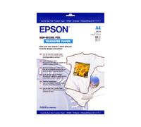 Papier Transfert Thermocollant Epson A4 - 10 Feuilles - Résolution 360 dpi - Grammage 124 g/m² - Compatible StylusColor (Liste partielle) C13S041154