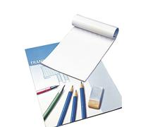 Rayher papier calque bloc de 25 feuilles de papier transparent format A3 80 g/m² papier translucide idéal pour dessiner ou reproduire un dessin à l identique blanc