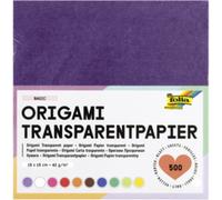 Papier transparent pour le pliage, 150 x 150 mm