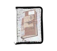 Papier transparent rechargeable pour l'organisation de documents, carnet de collection d'autocollants à fermeture éclair avec design robuste, classeur pour journaux, cartes, billets, gestion de projet