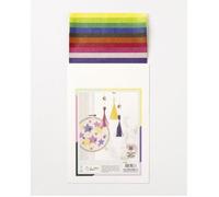 Papier Vitrail Transparent 10 Couleurs 20x30cm