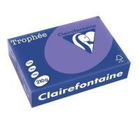Clairefontaine Carton A4 Trophee mat 210 g/m² Violet foncé Lot de 50 feuilles