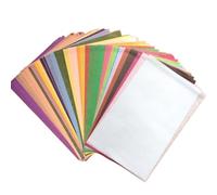 papier vélin pour scrapbooking, Lot de 100 feuilles de papier calque translucide A5, papier de soie, 210 x 140 mm(Deep Purple Mix)