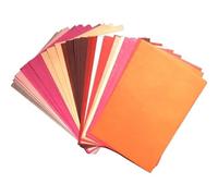 papier vélin pour scrapbooking, Lot de 100 feuilles de papier calque translucide A5, papier de soie, 210 x 140 mm(Rose Mix Color)