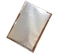papier vélin pour scrapbooking, Lot de 100 feuilles de papier calque translucide A5, papier de soie, 210 x 140 mm(Silver)