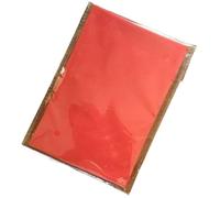 papier vélin pour scrapbooking, Lot de 100 feuilles de papier calque translucide A5, papier de soie, 210 x 140 mm(Red)