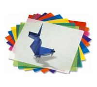 Papier vitrail - FOLIA - 70 x 100 cm - 42 g/m² - Couleur orange - 25 feuilles