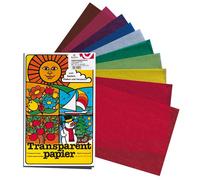 Papier Vitrail Transparent 10 Couleurs 20x30cm