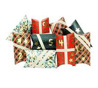 Papierdrachen 24 boîtes Pillowbox du Calendrier de l'Avent - avec washi Tape et Autocollants de Chiffres dorés - 24 boîtes à oreillers en Carton - Calendrier de l'Avent à remplir et à concevoir.