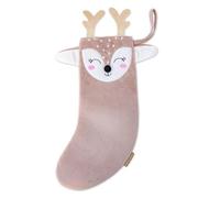 Papierdrachen Chaussettes de Noël 20 x 40 cm - Velours RH - Lot de 1