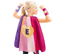 Papierdrachen Ensemble de super-héros - Costume pour enfants et adultes - Design héros - Ensemble complet - Manchettes - Masque ou diadème - Déguisement - Action et Fantaisie - Carnaval et carnaval