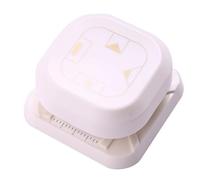 Papierkantenschneider 9x9x4,8 Cm - 4-in-1 Dekorativer Ecklocher - Handlicher Bastel-Etikettenstanzer Für DIY Scrapbooking, Kartenherstellung, Hochzeitseinladungen, Planer, Tagebücher