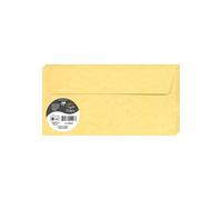 PAPIERS MARBRÉS, Paquet de 20 enveloppes Pollen 110x220mm 120g/m2 - Chamois marbré