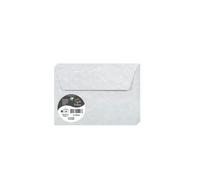 PAPIERS MARBRÉS, Paquet de 20 enveloppes Pollen 114x162mm 120g/m2 - Bleu marbré