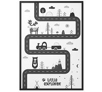 Papierschmiede® Affiche pour les enfants en 30x40 cm, Décoration murale pour chambre d'enfant ou aire de jeux, garçons filles, Décoration murale sans cadre, Little Explorer