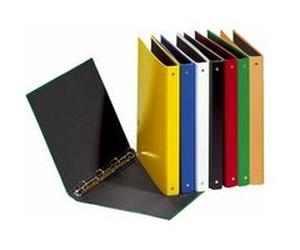 Papierverarbeitung Gnadau Classeur à anneaux Ringbuch Basic Colours DIN A4 Largeur de dos: 35 mm bleu 4 anneaux 20605-06 G