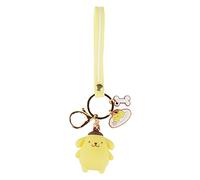 PaPiJoJo Porte-clés mignon Kawaii Accessoires Anime Cartoon Porte-clés Sac à main Voiture Charms Pompompurin, Pompompurin, Small