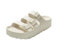 Papillio 1029770 Florida III Pap Flex Platform Egg Shell Sandales pour Femme avec Triple Fibia, Blanc, 37 EU