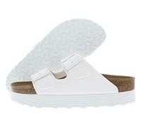 Papillio Arizona Pap Flex Platform Birko-Flor Sandales unisexes Blanc Pointure 36, blanc, 36 EU