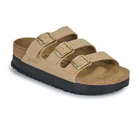 Papillio Mules Florida III Flex Platform Nubuck in Beige 40