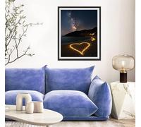 Papillon 5D Diamond Painting, Paysage Diamond Painting Adulte, Perle Diamant Broderie Kit Complet, Diamant Strass Point de Croix Cristal Peinture pour Décoration Murale Maison, Cadeau 35x50cm s-11453