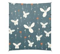 Papillon à RéPéTition Tente de Plage Facile à Monter,Abri Solaire pour Le Camping avec Sacs de Sable,Pelles à Sable pour Les Pique Niques en Plein Air