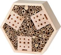 Papillon Abeille Maison Insecte Hôtel en Bois Hexagone Écolo Bug Nid Boite 23cm
