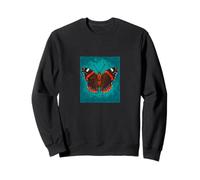 Papillon Amiral Rouge Nature Amoureux des Insectes Rétro Wildlife Sweatshirt