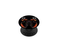 Papillon Amiral Rouge Volant Faune Nature Papillon PopSockets PopGrip Adhésif