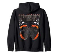 Papillon Amiral Rouge Volant Faune Nature Papillon Sweat à Capuche