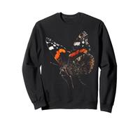 Papillon Amiral Rouge Volant Faune Nature Papillon Sweatshirt