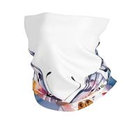 Papillon Aquarelle Unisexe Cache Cou Coupe-Vent Tour De Cou Léger Foulard pour Golf Course À Pied Pêche Moto