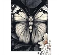 Papillon Art Impression Puzzle Classique 1000 Pièces, Papier Premium, Hobbyistes W nd & Adultes, Décoration Intérieure, Cadeau Femmes, Décoration Fête 52x38cm/1000pcs