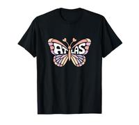 Papillon Atlas - Word Art personnalisé avec nom Mignon T-Shirt