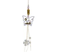 Papillon avec poule à suspendre 35 cm