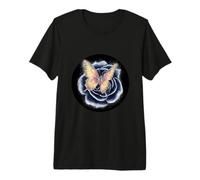 Papillon avec Une Magnifique Reine des Fleurs T-Shirt Haut de Gamme