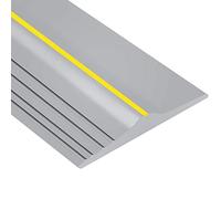 Papillon Bande de joint d'étanchéité de fond de porte de garage, seuil en caoutchouc EPDM résistant aux intempéries, convient à toutes les portes standard, facile pour les bricoleurs, sans adhésif