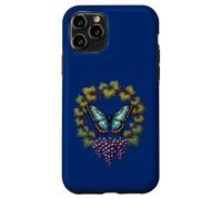 Papillon Bleu et Vigne de Raisin Diana Coque pour iPhone 11 Pro