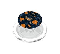 Papillon botanique et Jardin de Nuit Nature Art PopSockets PopGrip pour MagSafe