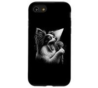 Papillon Chien Chanteur Chanteur Chant Amoureux des chiens Coque pour iPhone SE (2020) / 7 / 8