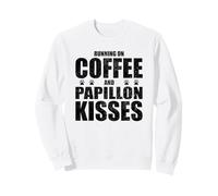 Papillon Chien Dire Café et Papillon Love Chien Propriétaire Sweatshirt
