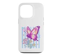 Papillon coloré Bye Bye Whimsical Esthétique Coque pour iPhone 13 Pro